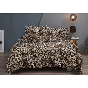 Pościel 160x200 bawełna satynowa panterka PK686